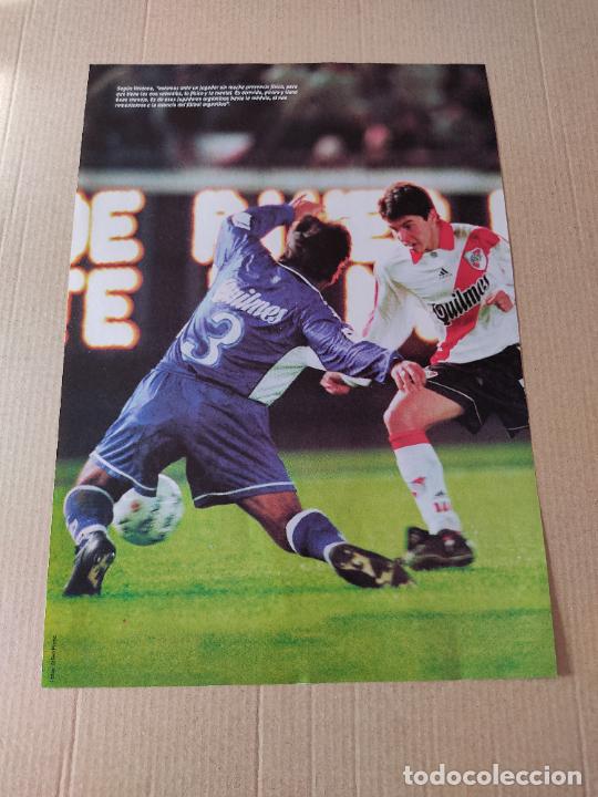 Sammelleidenschaft Sport: JAVIER SAVIOLA RIVER PLATE TIPO POSTER 1 PAG REVISTA SOLO GOLES A&Ntilde;OS 90 - 2000
