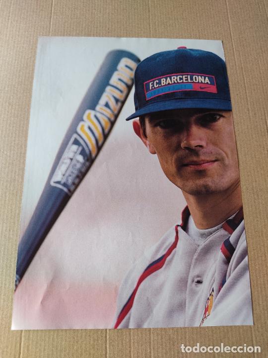 Sammelleidenschaft Sport: COCU BARCELONA BAR&Ccedil;A POSTER 1 PAG REVISTA SOLO GOLES A&Ntilde;OS 90 - 2000 + ENTREVISTA ROBERTO CARLOS