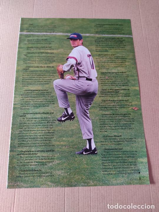 Sammelleidenschaft Sport: COCU BARCELONA BAR&Ccedil;A TIPO POSTER ENTREVISTA 1 PAG REVISTA SOLO GOLES A&Ntilde;OS 90 - 2000