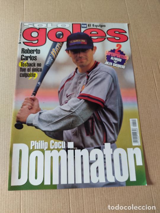 Collectionnisme sportif: PHILIP COCU BARCELONA BAR&Ccedil;A TIPO POSTER 1 PAG PORTADA REVISTA SOLO GOLES A&Ntilde;O 1999