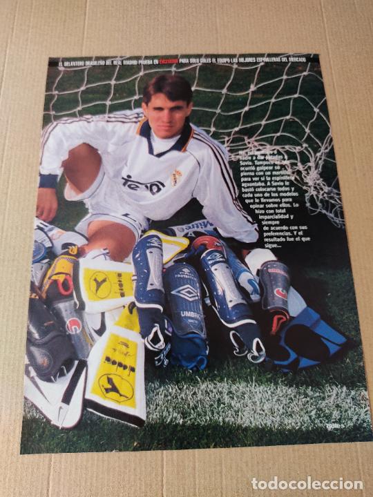 Sammelleidenschaft Sport: SAVIO BORTOLINI REAL MADRID POSTER 1 PAG REVISTA SOLO GOLES A&Ntilde;OS 90