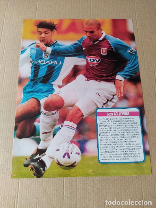 Collectionnisme sportif: STAN COLLYMORE ASTON VILLA POSTER 1 PAG REVISTA SOLO GOLES A&Ntilde;OS 90