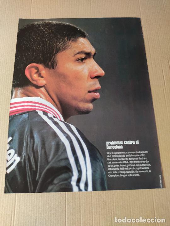 Sammelleidenschaft Sport: GIOVANE ELBER BAYERN MUNICH DOBLE POSTER 1 PAG REVISTA SOLO GOLES A&Ntilde;OS 90