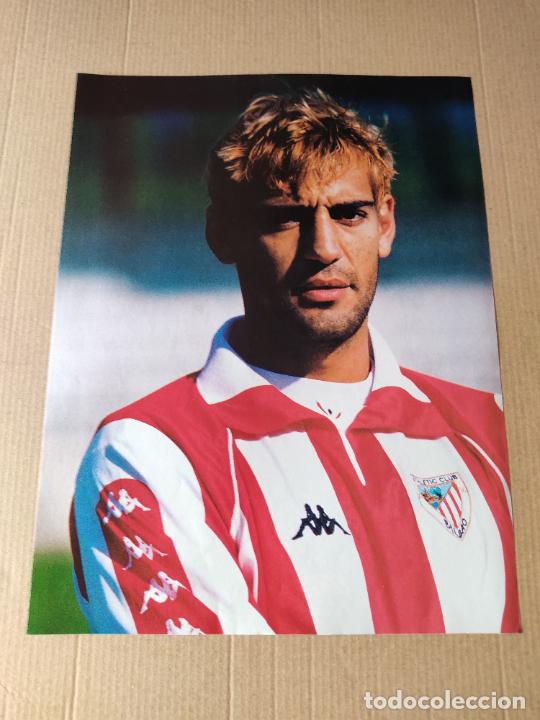 Sammelleidenschaft Sport: ISMAEL URZAIZ ATHLETIC CLUB BILBAO DOBLE POSTER 1 PAG REVISTA SOLO GOLES A&Ntilde;OS 90