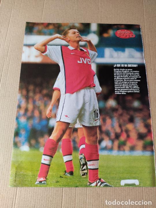 Sammelleidenschaft Sport: STEPHEN HUGHES ARSENAL POSTER 1 PAG REVISTA SOLO GOLES A&Ntilde;OS 90