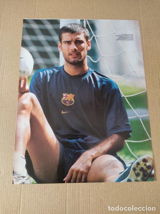 Sammelleidenschaft Sport: PEP GUARDIOLA BARCELONA BAR&Ccedil;A POSTER 1 PAG REVISTA SOLO GOLES A&Ntilde;OS 90