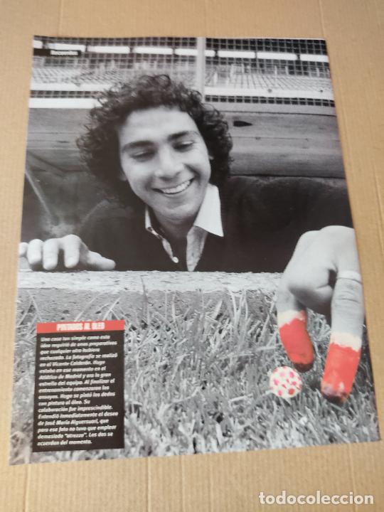 Sammelleidenschaft Sport: HUGO SANCHEZ REAL MADRID POSTER 1 PAG REVISTA SOLO GOLES A&Ntilde;OS 90 + PEP GUARDIOLA BARCELONA BAR&Ccedil;A
