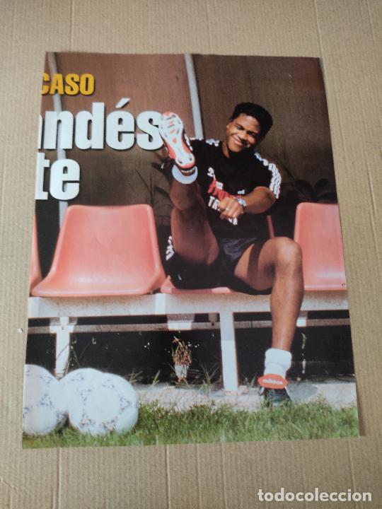 Sammelleidenschaft Sport: PATRICK KLUIVERT BARCELONA BAR&Ccedil;A POSTER 1 PAG REVISTA SOLO GOLES A&Ntilde;OS 90 + REPORTAJE
