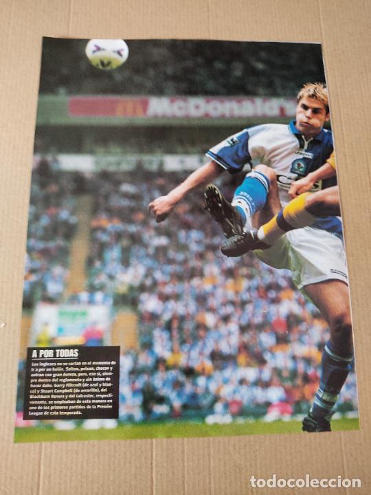 Sammelleidenschaft Sport: GARRY FLITCROFT BLACKBURN ROVERS TIPO POSTER 1 PAG REVISTA SOLO GOLES A&Ntilde;OS 90