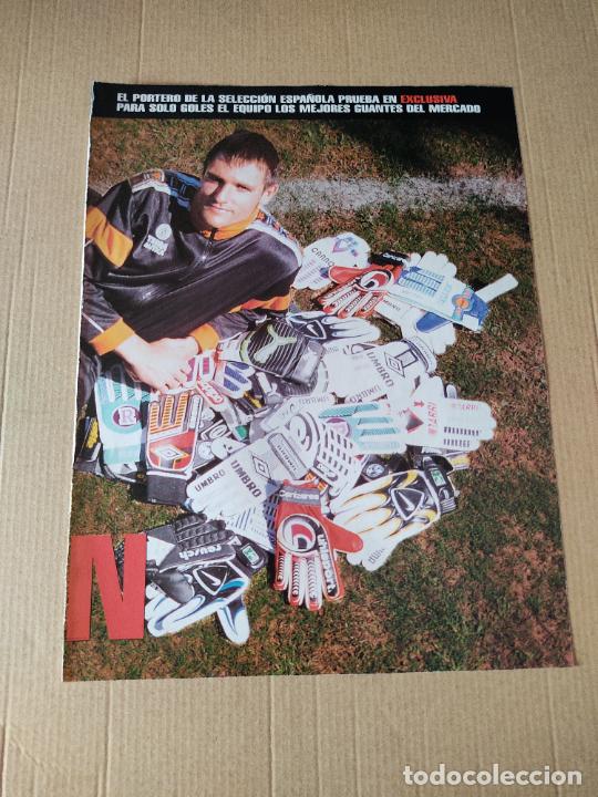 Sammelleidenschaft Sport: SANTI CA&Ntilde;IZARES VALENCIA TIPO POSTER 1 PAG REVISTA SOLO GOLES A&Ntilde;OS 90