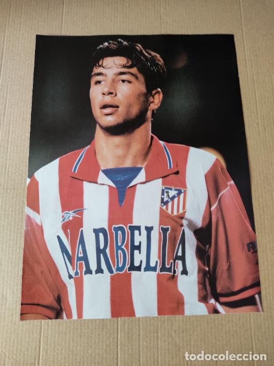 Collezionismo sportivo: JOSE MARI ATLETICO DE MADRID POSTER 1 PAG REVISTA SOLO GOLES A&Ntilde;OS 90 + LUBOSLAV PENEV CELTA VIGO