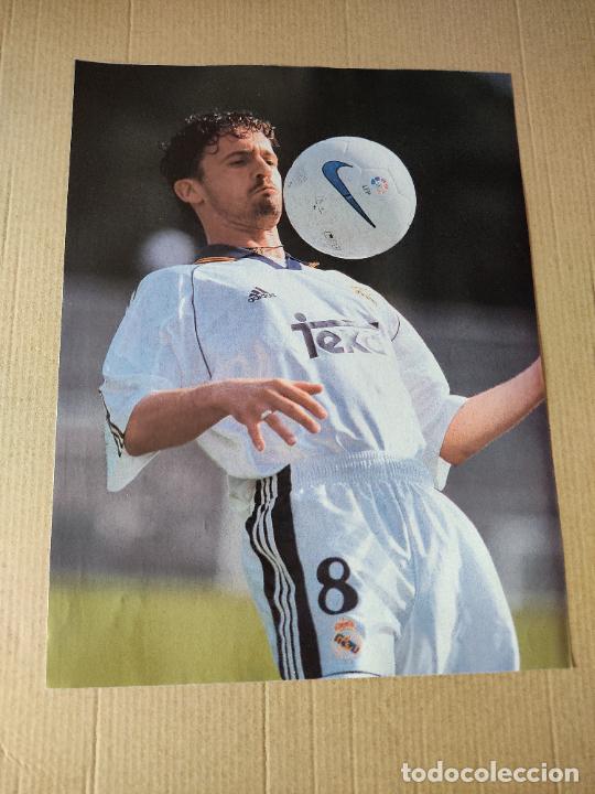 Collezionismo sportivo: PEDRAG PEDJA MIJATOVIC REAL MADRID DOBLE POSTER 1 PAG REVISTA SOLO GOLES A&Ntilde;OS 90