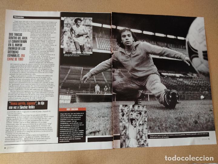 Sammelleidenschaft Sport: HUGO SANCHEZ TIPO POSTER 1 PAG REVISTA SOLO GOLES A&Ntilde;OS 90 + 2 PAG REPORTAJE
