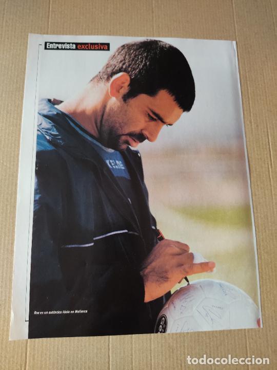 Coleccionismo deportivo: CARLOS ROA REAL MALLORCA POSTER 1 PAG REVISTA SOLO GOLES A&Ntilde;OS 90 + RONALDO RIVALDO SONNY ANDERSON