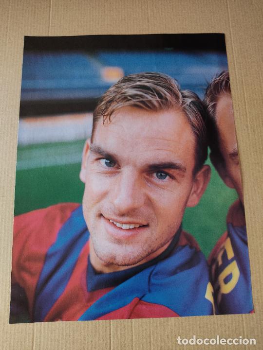 Sammelleidenschaft Sport: RONALD DE BOER BARCELONA BAR&Ccedil;A POSTER 1 PAG REVISTA SOLO GOLES A&Ntilde;OS 90