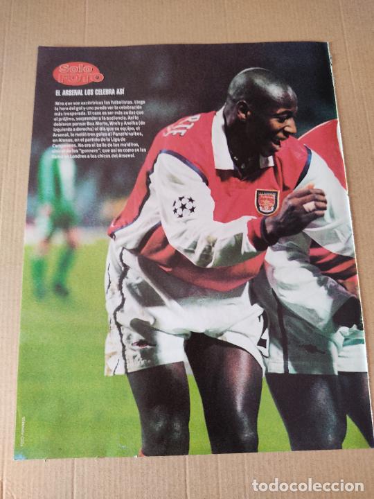 Sammelleidenschaft Sport: BOA MORTE ARSENAL POSTER 1 PAG REVISTA SOLO GOLES A&Ntilde;OS 90