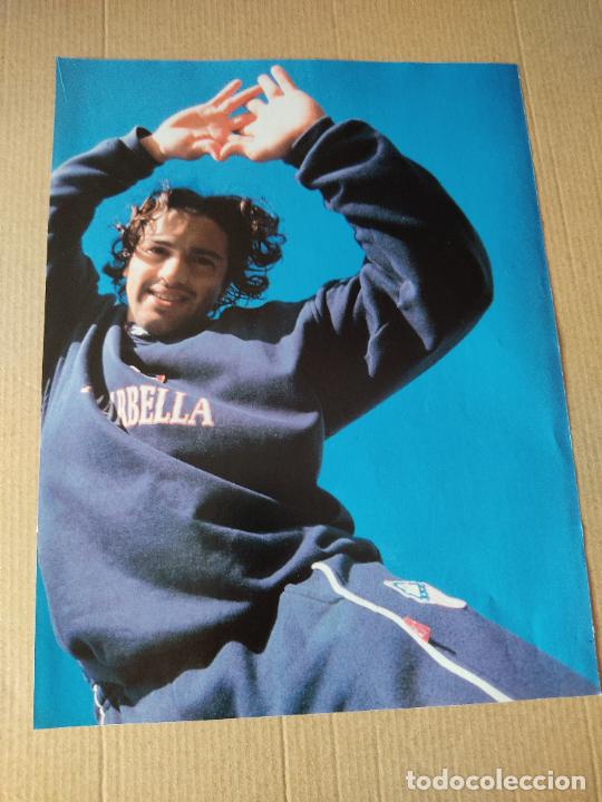 Sammelleidenschaft Sport: FERNANDO CORREA ATLETICO MADRID POSTER 1 PAG REVISTA SOLO GOLES A&Ntilde;OS 90 + ENTREVISTA