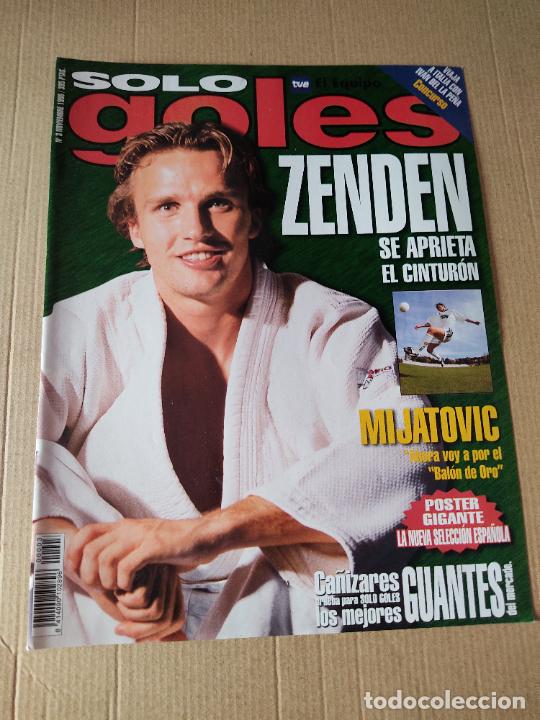 Sammelleidenschaft Sport: BOUDEWIJN BOLO ZENDEN BARCELONA BAR&Ccedil;A TIPO POSTER 1 PAG PORTADA REVISTA SOLO GOLES A&Ntilde;O 1998