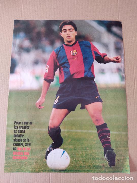 Collectionnisme sportif: ROOKIE XAVI HERNANDEZ BARCELONA BAR&Ccedil;A POSTER 1 PAG REVISTA SOLO GOLES A&Ntilde;OS 90