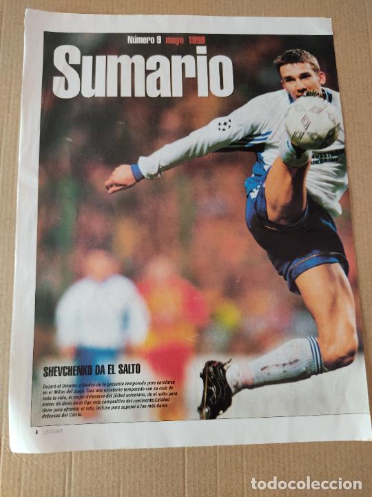 Collectionnisme sportif: ANDREI SHEVCHENKO DINAMO DE KIEV POSTER 1 PAG REVISTA SOLO GOLES A&Ntilde;OS 90
