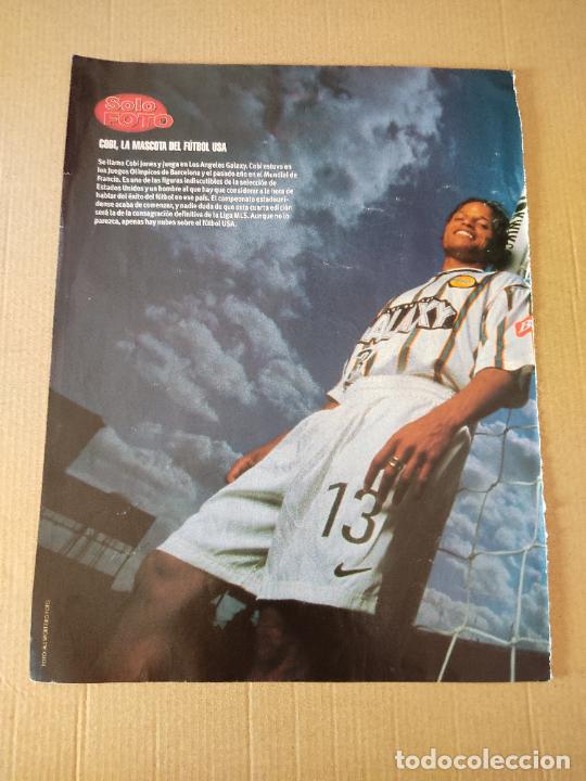 Sammelleidenschaft Sport: COBI JONES ESTADOS UNIDOS EEUU USA MLS POSTER 1 PAG REVISTA SOLO GOLES A&Ntilde;OS 90