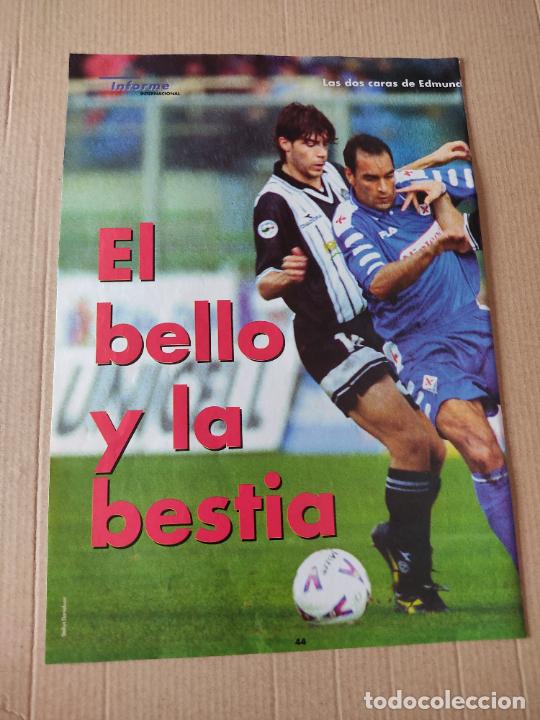 Sammelleidenschaft Sport: EDMUNDO FIORENTINA TIPO POSTER 1 PAG REVISTA DON BALON A&Ntilde;OS 90 + REPORTAJE RINK BAYER LEVERKUSEN