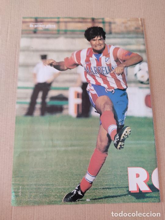 Sammelleidenschaft Sport: ROBERTO FRESNEDOSO ATL&Eacute;TICO DE MADRID POSTER 1 PAG REVISTA DON BALON A&Ntilde;OS 90 + CANTERA REAL MADRID
