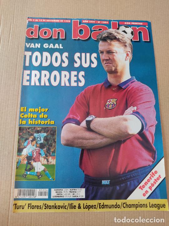 Sammelleidenschaft Sport: LOUIS VAN GAAL BARCELONA BAR&Ccedil;A TIPO POSTER PORTADA 1 PAG REVISTA DON BAL&Oacute;N A&Ntilde;O 1998