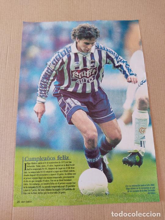 Sammelleidenschaft Sport: I&Ntilde;IGO IDIAKEZ REAL SOCIEDAD POSTER 1 PAG REVISTA DON BAL&Oacute;N A&Ntilde;OS 90