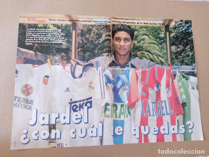 Sammelleidenschaft Sport: MARIO JARDEL TIPO POSTER 2 PAG REVISTA DON BAL&Oacute;N A&Ntilde;OS 90 + ENTREVISTA