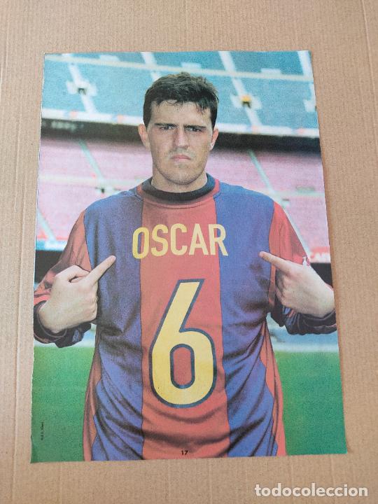 Sammelleidenschaft Sport: OSCAR GARCIA JUNYENT BARCELONA BAR&Ccedil;A POSTER 1 PAG REVISTA DON BAL&Oacute;N A&Ntilde;OS 90