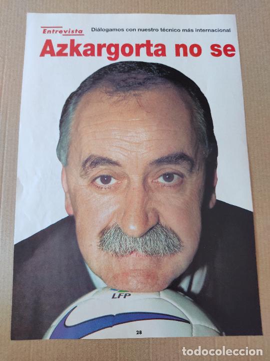 Sammelleidenschaft Sport: XABIER AZKARGORTA ENTRENADOR POSTER 1 PAG REVISTA DON BAL&Oacute;N A&Ntilde;OS 90 MARTIN POSSE ESPANYOL ARGENTINA