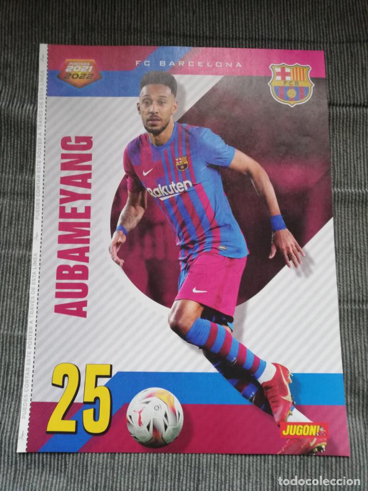 Collectionnisme sportif: POSTER AUBAMEYANG FC BARCELONA YASSINE BONO SEVILLA REVISTA JUGON 2021 2022 21 22 TAMA&Ntilde;O FOLIO