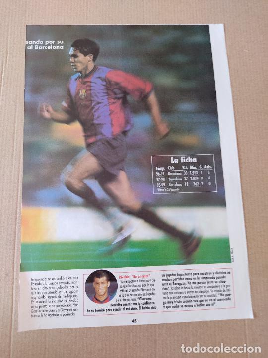 Sammelleidenschaft Sport: GIOVANNI SILVA BARCELONA BAR&Ccedil;A TIPO POSTER 1 PAG REVISTA DON BAL&Oacute;N A&Ntilde;OS 90