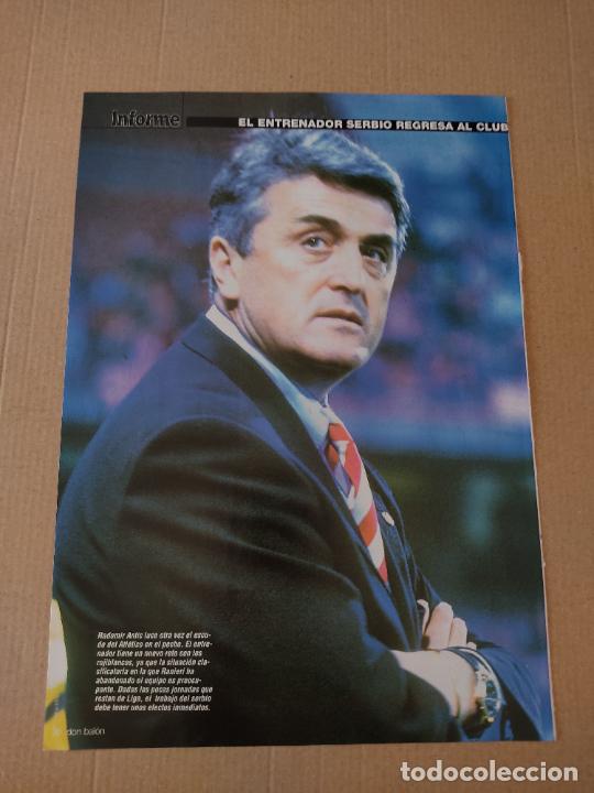 Coleccionismo deportivo: RADOMIR ANTIC ATLETICO DE MADRID POSTER 1 PAG REVISTA DON BAL&Oacute;N A&Ntilde;OS 90 - 2000