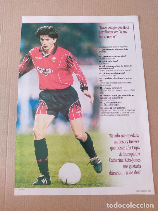 Collezionismo sportivo: STANKOVIC REAL MALLORCA ENTREVISTA TIPO POSTER 1 PAG REVISTA DON BAL&Oacute;N A&Ntilde;OS 90 - 2000 TONI JORGE