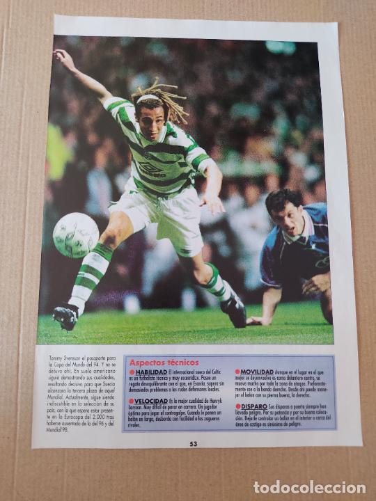 Sammelleidenschaft Sport: HENRIK LARSSON REPORTAJE TIPO POSTER 1 PAG REVISTA DON BAL&Oacute;N A&Ntilde;OS 90