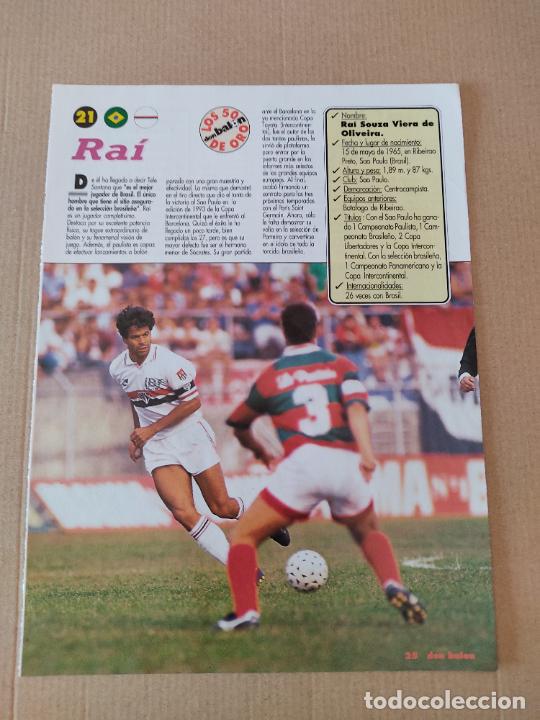 Sammelleidenschaft Sport: RA&Iacute; SAO PAULO KIRIAKOV RUSIA JUVENTUS TURIN DOBLE REPORTAJE TIPO POSTER 1 PAG REVISTA DON BALON