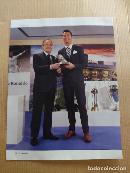 Collezionismo sportivo: CRISTIANO RONALDO CR7 BOTA ORO FLORENTINO PEREZ REAL MADRID TIPO POSTER 1 PAG REVISTA HALA MADRID