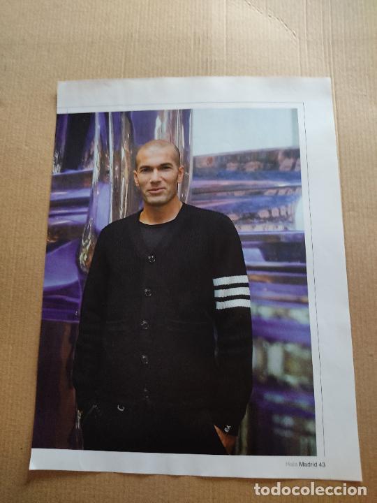 Collezionismo sportivo: ZINEDINE ZIDANE REAL MADRID POSTER 1 PAG REVISTA HALA MADRID