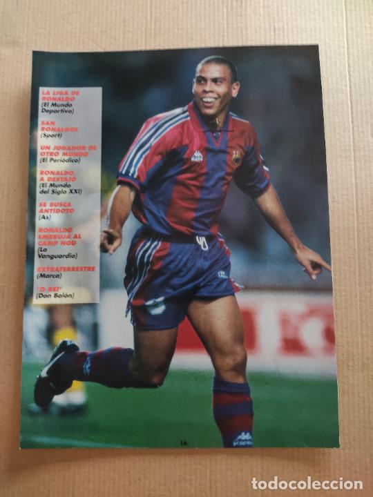 Collezionismo sportivo: RONALDO ROOKIE FICHAJE BARCELONA BAR&Ccedil;A POSTER 1 PAG REVISTA DON BALON A&Ntilde;OS 90 RONALDOMANIA