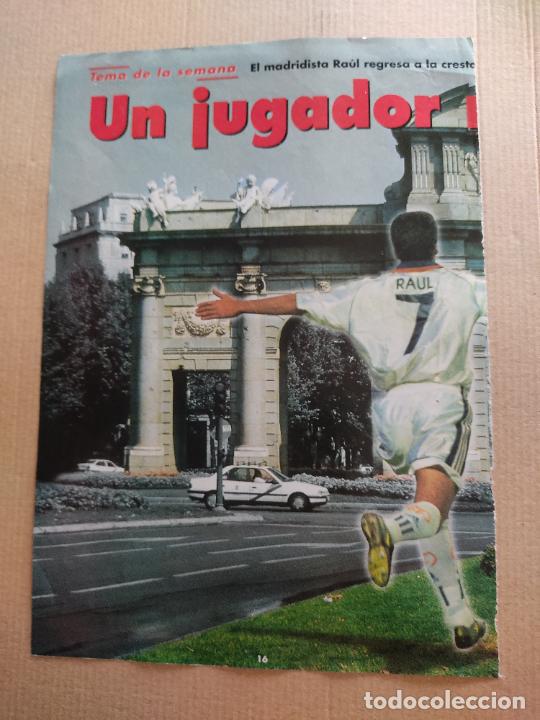Collezionismo sportivo: RAUL REAL MADRID TIPO POSTER 1 PAG REVISTA DON BALON A&Ntilde;OS 90 KLUIVERT BARCELONA BAR&Ccedil;A ENTREVISTA