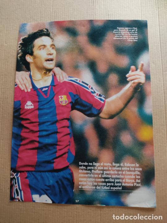 Collezionismo sportivo: JUAN ANTONIO PIZZI BARCELONA BAR&Ccedil;A TIPO POSTER 1 PAG REVISTA DON BALON A&Ntilde;OS 90