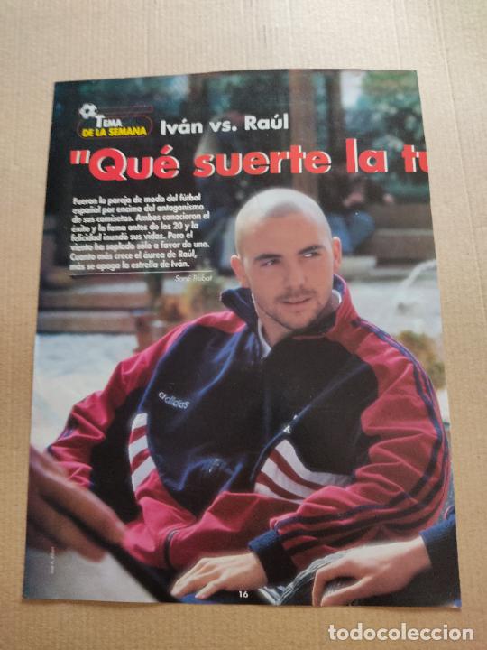 Collezionismo sportivo: IVAN DE LA PE&Ntilde;A ESPA&Ntilde;A SELECCION ESPA&Ntilde;OLA POSTER 1 PAG REVISTA DON BALON A&Ntilde;OS 90 IMANOL ETXEBERRIA