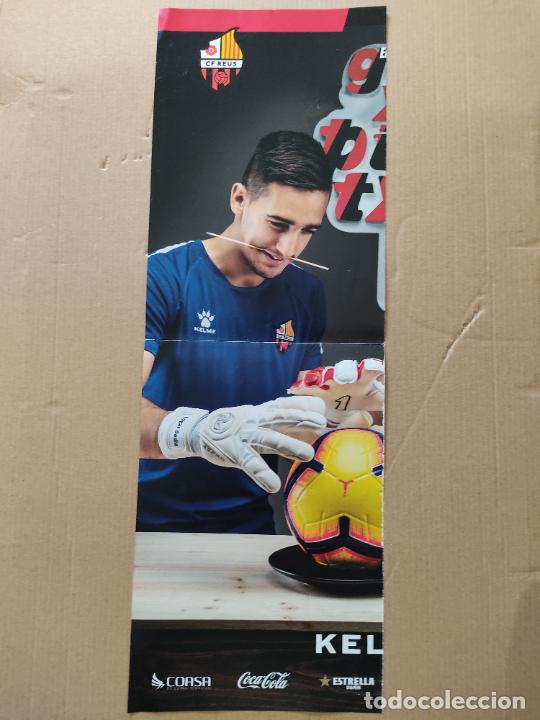 Collezionismo sportivo: POSTER EDGAR BADIA PORTERO REVISTA REUS INFO LUGO REPORTAJE COPA CATALUNYA CATENA MIDE 15,5 X 46 CM