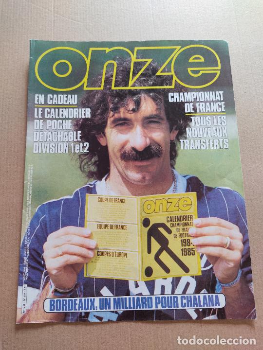 Sammelleidenschaft Sport: FERNANDO CHALANA GIRONDINS BURDEOS POSTER 1 PAGINA PORTADA REVISTA ONZE EN FRANCES A&Ntilde;O 1984