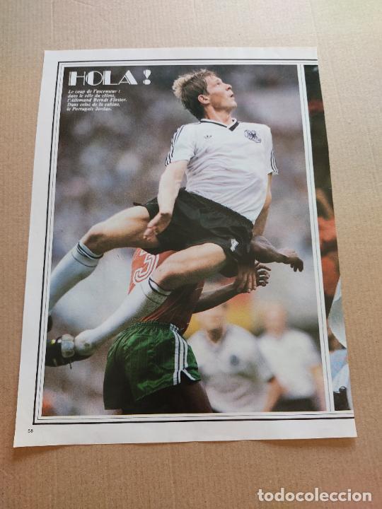 Collezionismo sportivo: BERNDT FORSTER ALEMANIA GERMANY POSTER 1 PAG REVISTA ONZE FRANCES A&Ntilde;O 1984 + MANUEL BENTO PORTUGAL