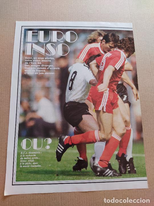Collezionismo sportivo: KLAUS ALLOFS ALEMANIA GERMANY VS RUMANIA POSTER 1 PAG REVISTA ONZE FRANCES A&Ntilde;O 1984 EURO