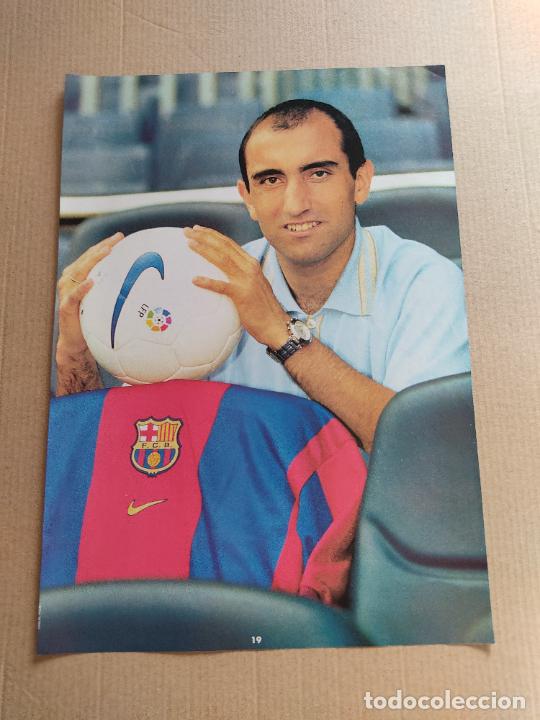 Collezionismo sportivo: ABELARDO FERNANDEZ BARCELONA BAR&Ccedil;A POSTER 1 PAG REVISTA DON BALON A&Ntilde;OS 90 + ENTREVISTA