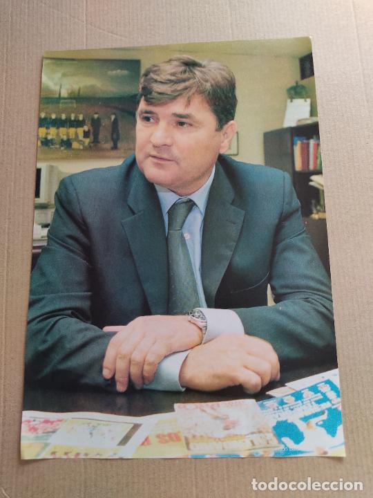 Collezionismo sportivo: JOSE ANTONIO CAMACHO SELECCIONADOR ESPA&Ntilde;A POSTER 1 PAG REVISTA DON BALON A&Ntilde;OS 90 + ENTREVISTA